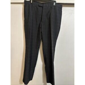 Perry Ellis NEW Mens Modern-Fit Dress Pants Charcoal Plaid 36x30 Golf NWT